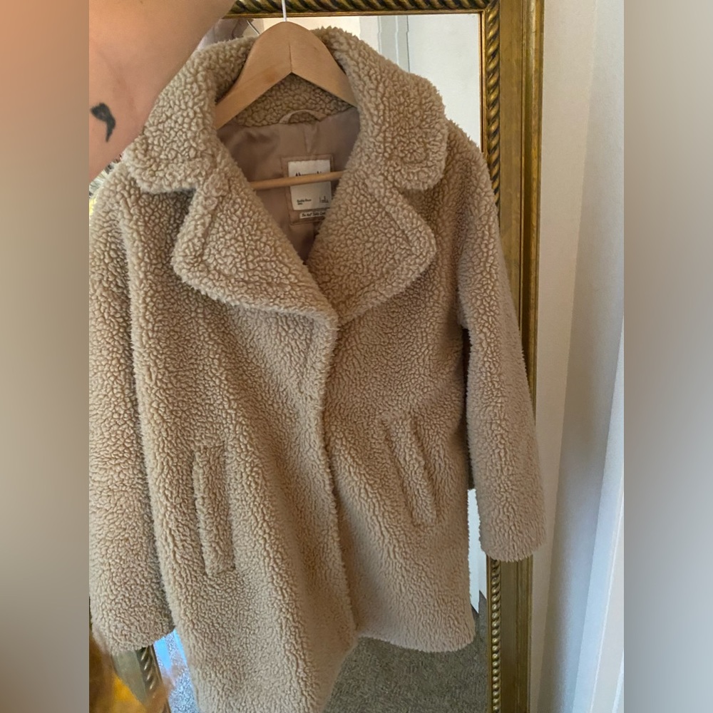 Teddy coat A&F